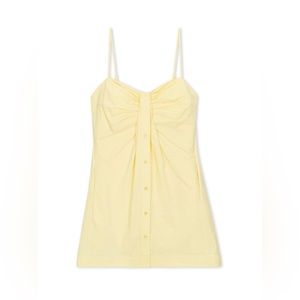 NWT SIMKHAI Kendall sleeveless dress in Limencello